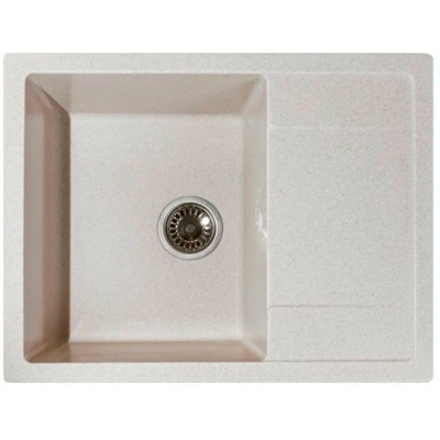 Мойка GranAlliance G-25 (645 х505мм) бежевая с сифоном