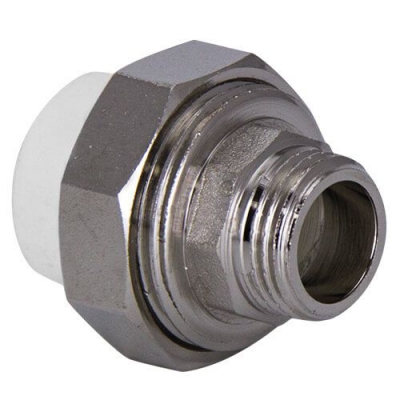 Муфта Tebo комбинированная разъемная наружняя резьба 20x1/2" евроконус (120 шт.)