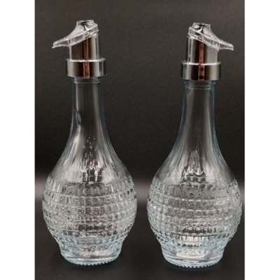 Набор 2шт h21см бутылки для масла 310мл арт.0894/BT0894WCL