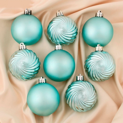 Набор шаров пластик d-6 см, 8 шт "Ноктюрн" арт.4941821 г.Екатеринбург