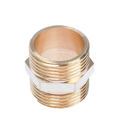 Ниппель ОТМО 3/4" Нр-Нр лат.никел.(240 шт.)