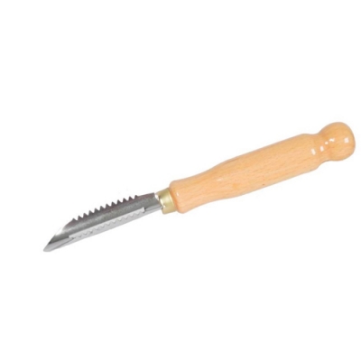 Овощечиста (нерж. сталь) дерев. ручка 1109