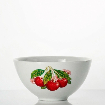 Пиала 550 мл Вишня (фарфор) , р.4, С618