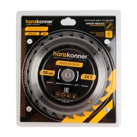 Пильный диск по дереву ArmorPiercing Hanskonner 210x30мм, 24 зуба H9025-210-30-24