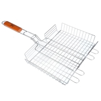 Решетка гриль хром. GRILLBOOM, 23x29x6см (104-028)