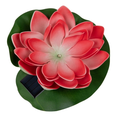 Садовый светильник на солнечной батарее "Красная кувшинка" USL-S-826/PT060 RED WATERLILY UL-00011599