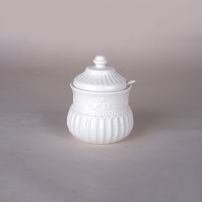 Сахарница с ложкой 10х13см, Версаль 9028