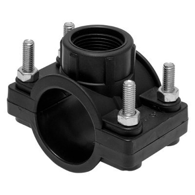 Седелка 75 х 3/4" болт TR-SK ПНД Седелка 75 х 3/4" болт TR-SK ПНД