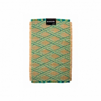 Сервировочная салфетка плетеная ETHNOSTYLE, зеленая 45х30см арт.DMP10