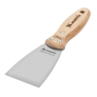 Шпательная лопатка из нержавеющей стали, 60 мм, буковая рукоятка, EFP// Matrix арт.85613