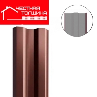 Штакетник ПРЯМОЙ Честная толщина Шоколад 8017 длина 1,25м, ширина 80 мм г.Пенза (Кармет) Штакетник ПРЯМОЙ Честная толщина Шоколад 8017 длина 1,25м, ширина 80 мм г.Пенза (Кармет)