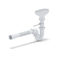 Сифон АНИ 1 1/2 "* 40 прямоточный с разрывом струи с гофрой 40*40/50 (DR0115) Сифон АНИ 1 1/2 "* 40 прямоточный с разрывом струи с гофрой 40*40/50 (DR0115)