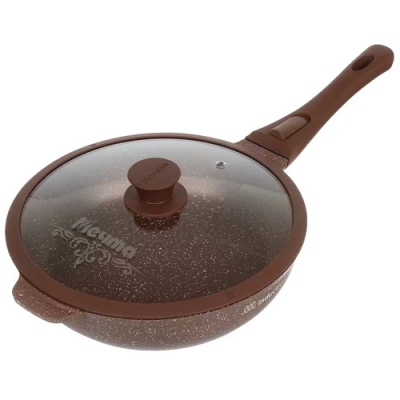 Сковорода 26см со съемной ручкой и стекл. крышкой серия Венеция арт. с026806ИВ