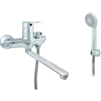 Смеситель в/д однорук. ЦС-СМ 300/5-4 ЭКО D40 М-42 плоский излив L-220 мм ЭП400045