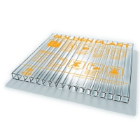 Сотовый поликарбонат GOLDEN PLAST БНП 3,5мм х 2,1м x 6м (Б/цв) ЭКОНОМ ( кг/м2) Сотовый поликарбонат GOLDEN PLAST БНП 3,5мм х 2,1м x 6м (Б/цв) ЭКОНОМ ( кг/м2)