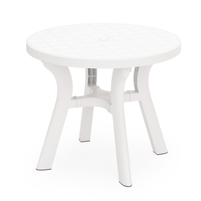 Стол Альтернатива Атлант круглый 900мм белый (уп.1) М8819