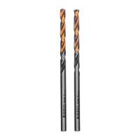 Сверло спиральное по металлу 3 x 61мм, Р6М5, Golden Tip, многогранная заточка, 2шт.// Denzel арт.718