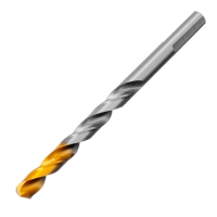Сверло спиральное по металлу 7,0 x 109мм, Р6М5, Golden Tip // Denzel арт.718237