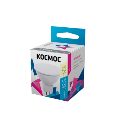 Светодиодная лампа КОСМОС JCDR 10.5W 220V GU5.3 3000K