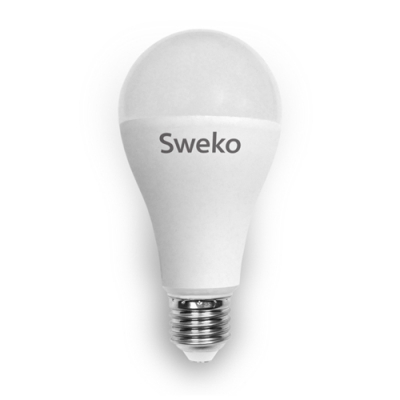 Светодиодная лампа Sweko 42 серия 42LED-A65-20W-230-3000K-E27 (38767)