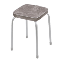 Табурет Nika Фабрик-3 б/об на 4-х опорах (квадратное сидение 320х320) ткань велюр какао ТФ03-В/К