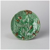 Тарелка десертная "Green pine" 17 см 145-207