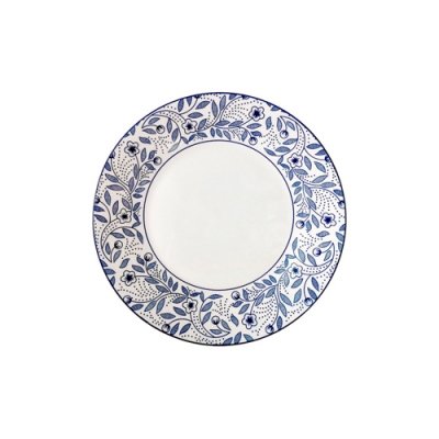 Тарелка обеденная 23см 2, Floral pattern YX2402-9FP