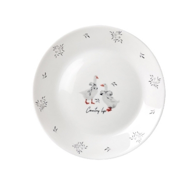 Тарелка плоская JEWEL Гусики 19 см (стеклокерамика) (ПС00110-58)