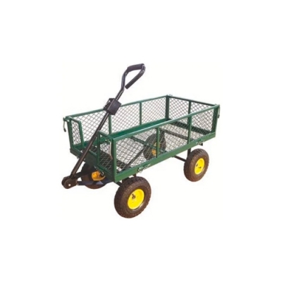 Тележка садовая Вариант 4-колесная с откидными бортами,кузов метал,грузоподъемность 500кг.ТС1840