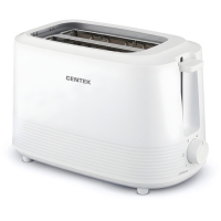 Тостер Centek СТ-1433 (белый) 700Вт, 6 ур. прожарки, 2 тоста, поддон, стоп, регул-ка румяности Тостер Centek СТ-1433 (белый) 700Вт, 6 ур. прожарки, 2 тоста, поддон, стоп, регул-ка румяности