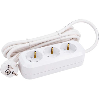 Удлинитель "UNIVersal" Е-303А ПВС 3*1,5 3гн. с/з 3м (еврослот)