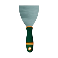 ВАРЯГ 35225 Шпатель нерж. сталь, обрезин. рукоятка 120мм (12/120) ВАРЯГ 35225 Шпатель нерж. сталь, обрезин. рукоятка 120мм (12/120)