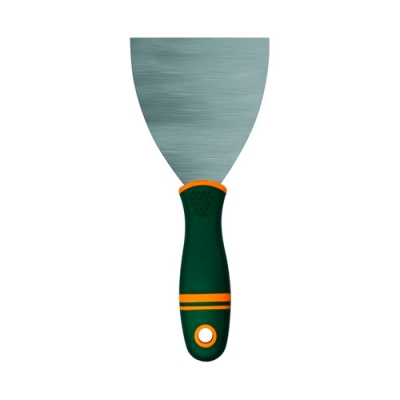 ВАРЯГ 35225 Шпатель нерж. сталь, обрезин. рукоятка 120мм (12/120) ВАРЯГ 35225 Шпатель нерж. сталь, обрезин. рукоятка 120мм (12/120)