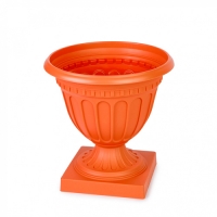 Вазон Олимпия Альтернатива 12л коричневый (уп.5) М9034