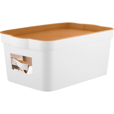 Ящик для хранения Keeplex Wood 7,5л 32х21,1х14,1см KL3503 Ящик для хранения Keeplex Wood 7,5л 32х21,1х14,1см KL3503
