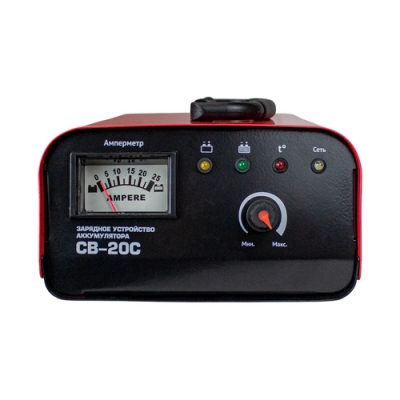 Зарядное устройство аккумулятора Edon CB-20C (2,7А; 6В:14,8-15,2В; 4-18А; 10-270Ач) (40532)