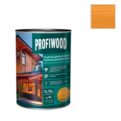 Защитно-декоративное покрытие для древесины PROFIWOOD Орегон (0,7кг.)