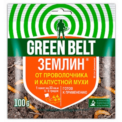 Землин Green Belt Г-проволочник и капустная муха (пакет 30 гр) 01-751 Землин Green Belt Г-проволочник и капустная муха (пакет 30 гр) 01-751