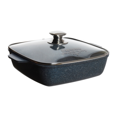 Жаровня квадратная 26х26 см АП "Premium" (blue) арт. 38903