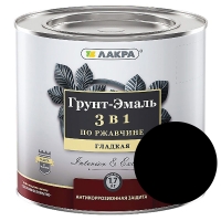 Грунт-эмаль 3 в 1 Черный 1,7 кг Грунт-эмаль 3 в 1 Черный 1,7 кг