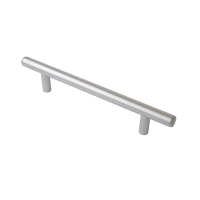 Ручка(рейлинг) хром мат Д=12мм*128мм Домплит Ручка(рейлинг) хром мат Д=12мм*128мм Домплит