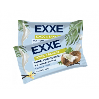 Мыло туалетное EXXE кокос и ваниль 75г
