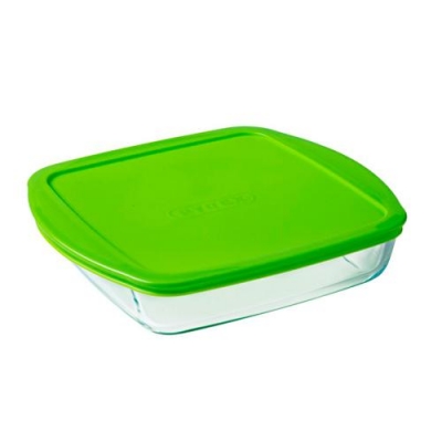 Блюдо для запекания и выпечки с крышкой COOK&STORE 25x22x7см квадратное арт.212P000/5045ST