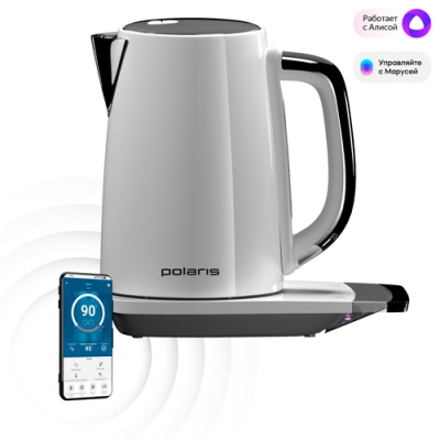 Эл. чайник PWK 1755CAD WIFI IQ Home (POLARIS), Белый