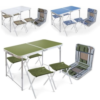 Набор ССТ-К2 стол (пласт) и 4 стула скл ССТ-К2 НИКА
