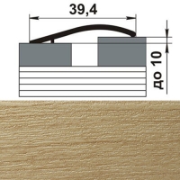Профиль разноуровневый ламинированный ЛР 02.1350.4081 Профиль разноуровневый ламинированный ЛР 02.1350.4081