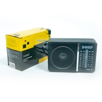 Радиоприемник "Эфир-15", УКВ 64-108МГц, СВ 530-1600КГц, КВ1,КВ2 бат. 2*R20(D)