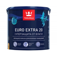 EURO 20 EXTRA А краска для влажных помещений 2,7л.