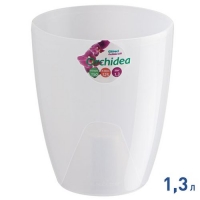 Горшок для цветов ОРХИДЕЯ 1,3 л., ПРОЗРАЧНЫЙ (ОРХ 1,3 ПР)