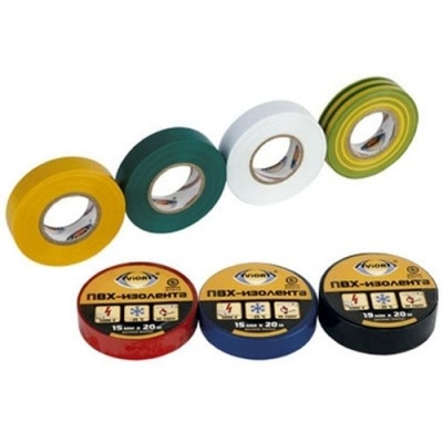 Изолента 15ммх20м черная AVIORA/200 305-004